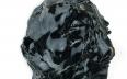 keramická čierna hlava /ceramic black head/ cca 12 cm