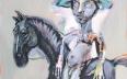šedý jazdec /grey horseman/ 110x150